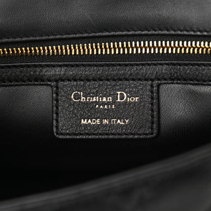 Christian Dior Calfskin Cannage Medium Caro Bag Black 6 of 10