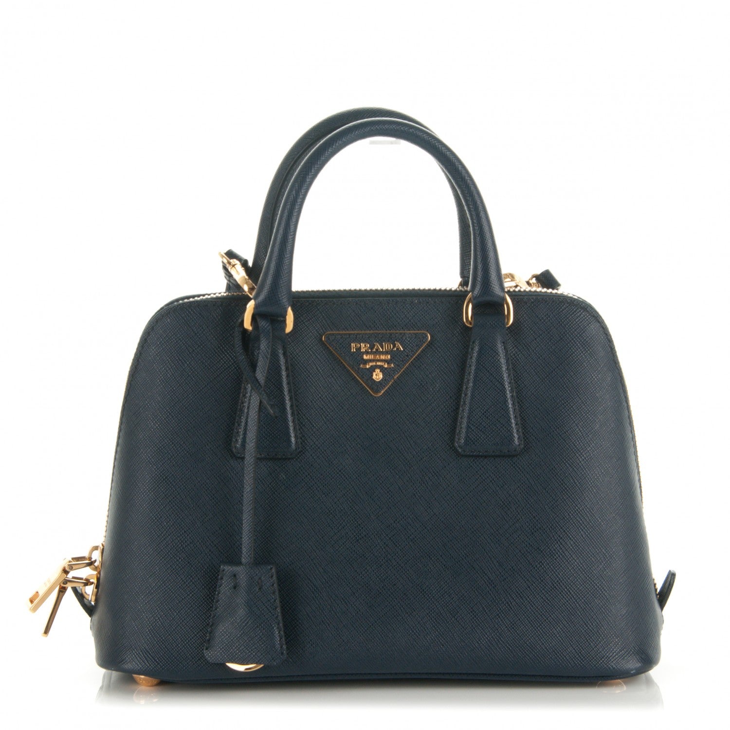 Prada Saffiano Lux Small Promenade Tote Baltico 1 of 7