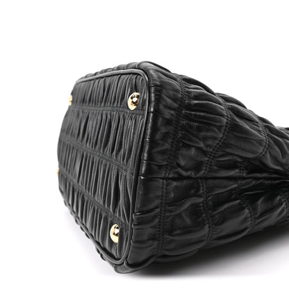 Prada Nappa Gaufre Small Tote Black 10 of 10