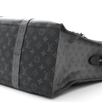 Louis Vuitton Monogram Eclipse Cabas Zippe GM Black 10 of 10