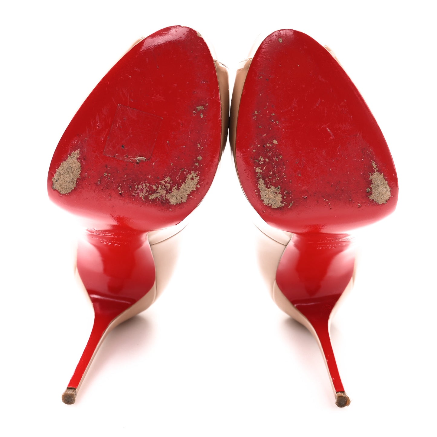 Patent New Very Prive 120 Pumps 37.5 Nude