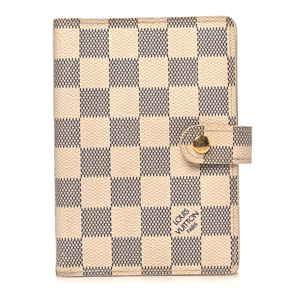 Louis Vuitton Damier Azur Small Ring Agenda Cover 1 of 9