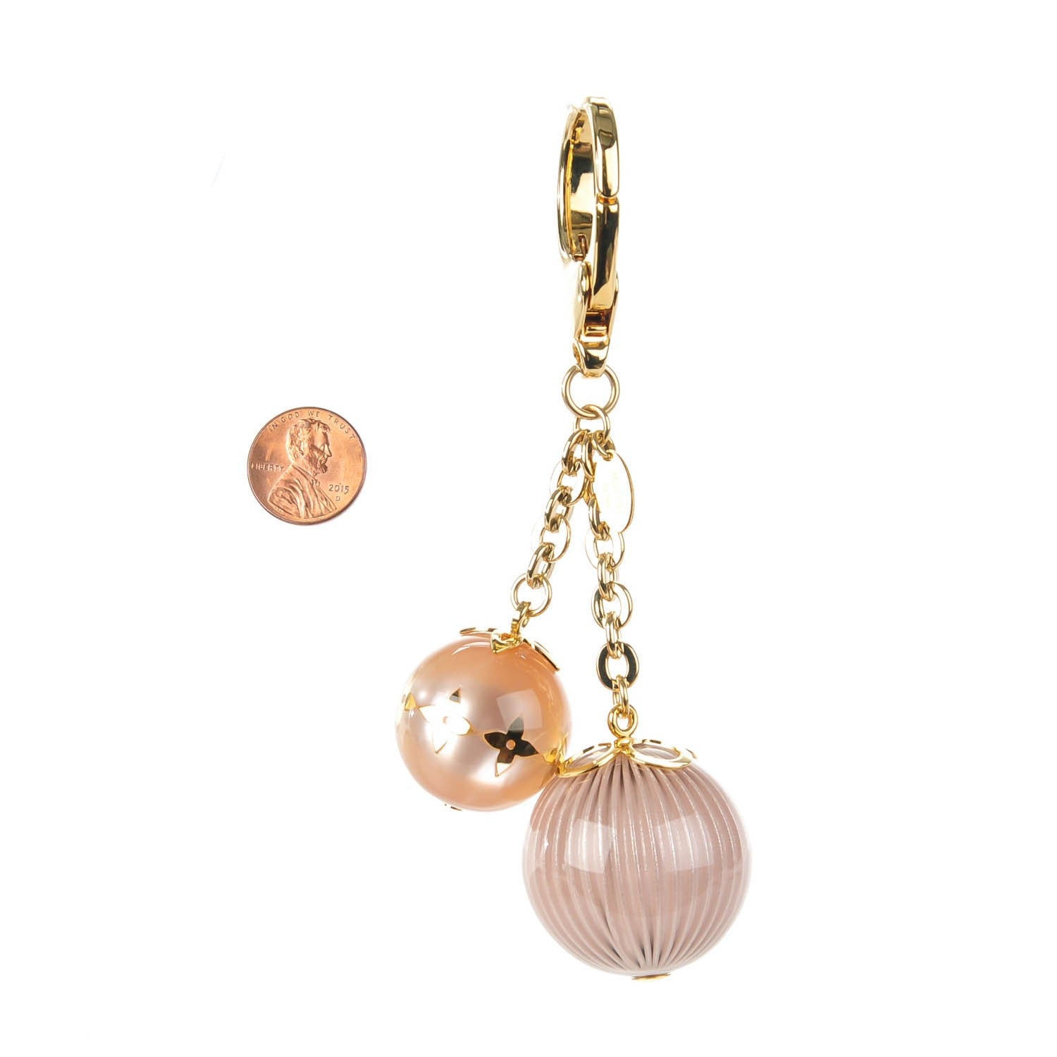 Louis Vuitton Monogram Ball Charm Key Chain Blush 2 of 6