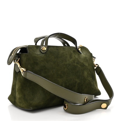 Fendi Suede Vitello Dolce Coin Pocket Medium By The Way Boston Bag Amazzonia Equatore 3 of 15