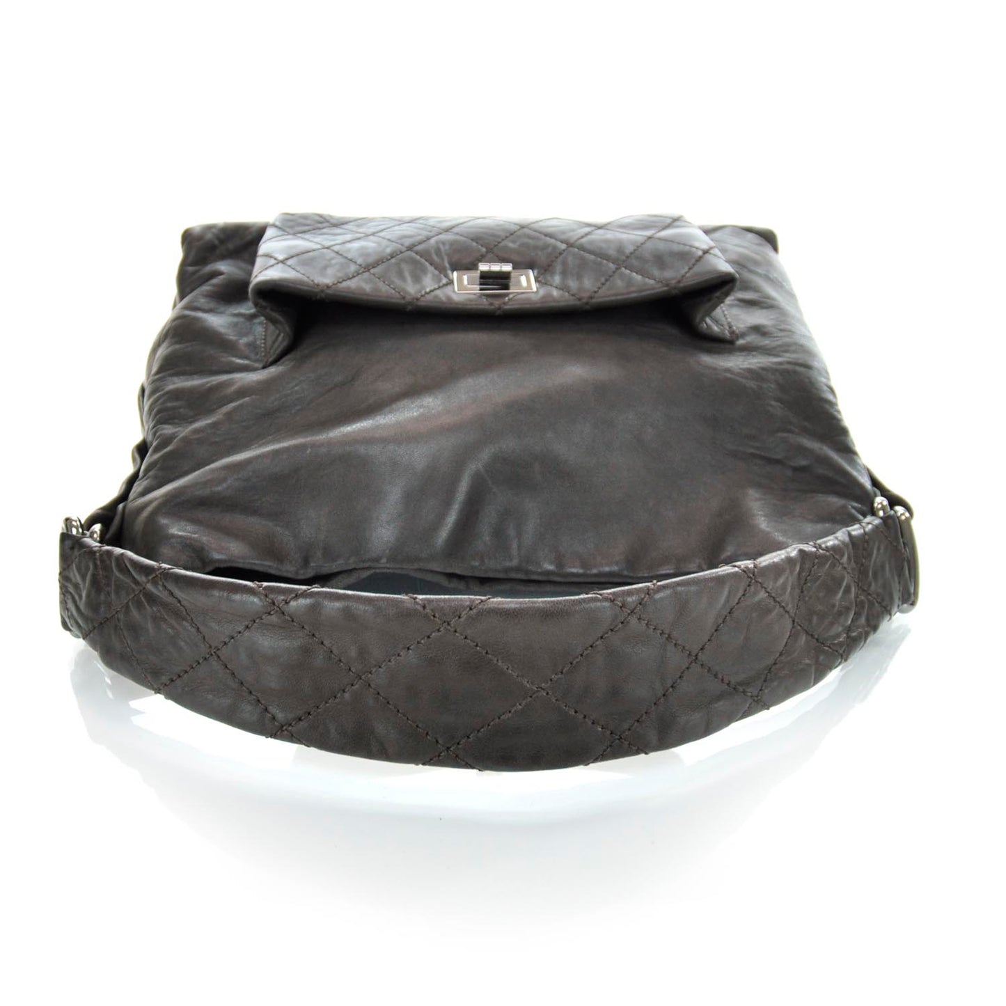 Quilted Lambskin 8 Knots Hobo Brown
