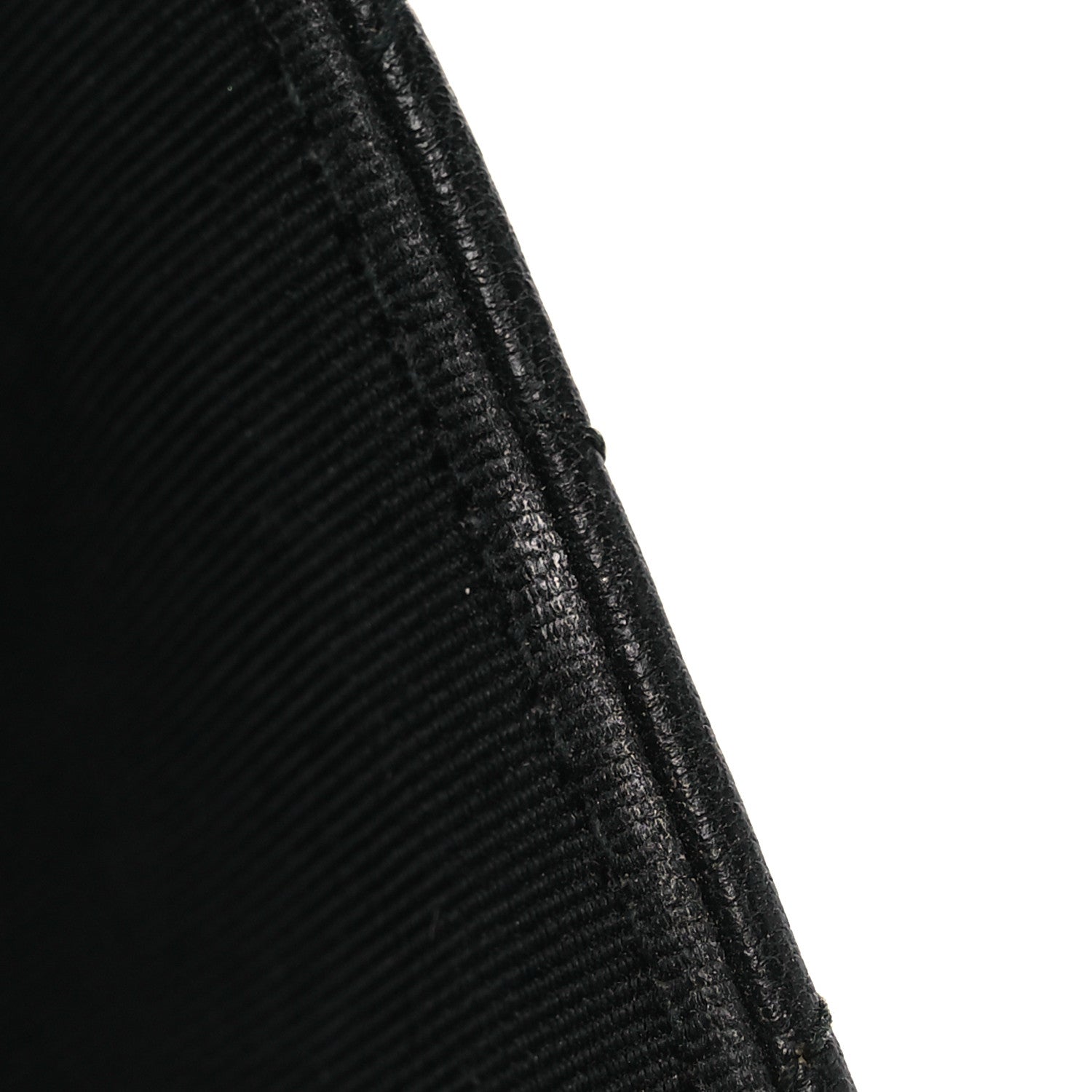 Chanel Grained Calfskin Quilted CC Box Pouch Black 9 of 11