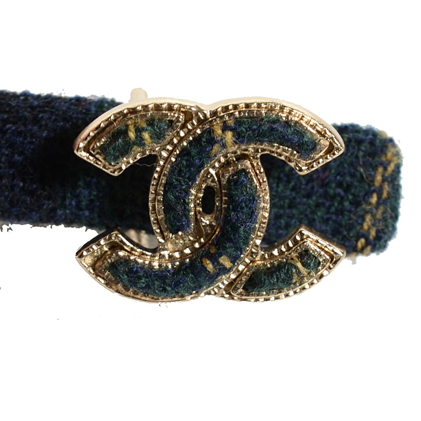 Wool CC Logo Skinny Belt 85 34