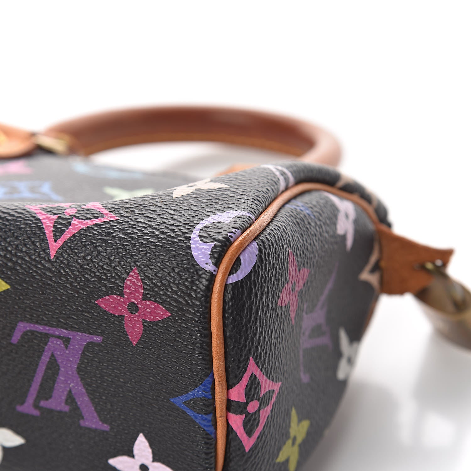 Louis Vuitton Monogram Multicolor Mini Sac HL Speedy Black 15 of 15