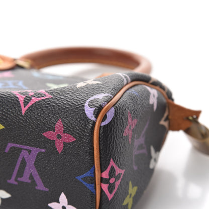 Louis Vuitton Monogram Multicolor Mini Sac HL Speedy Black 15 of 15