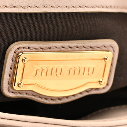 Miu Miu Nappa Quilted Studded Tote Cammeo 8 of 16