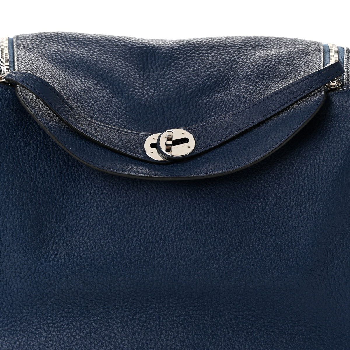Hermes Taurillon Clemence Lindy 34 Bleu De Malte 8 of 10