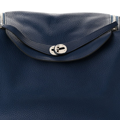 Hermes Taurillon Clemence Lindy 34 Bleu De Malte 8 of 10
