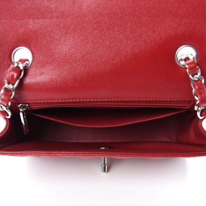 Chanel Caviar Quilted Mini Rectangular Flap Red 5 of 10