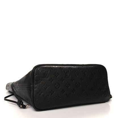 Louis Vuitton Empreinte Monogram Giant Neverfull MM Black 4 of 9