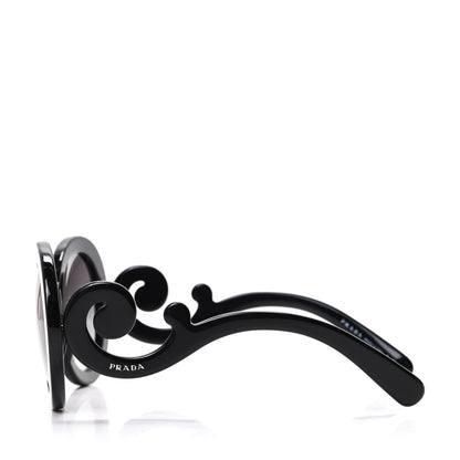 Prada Baroque Sunglasses SPR 27N Black 3 of 8