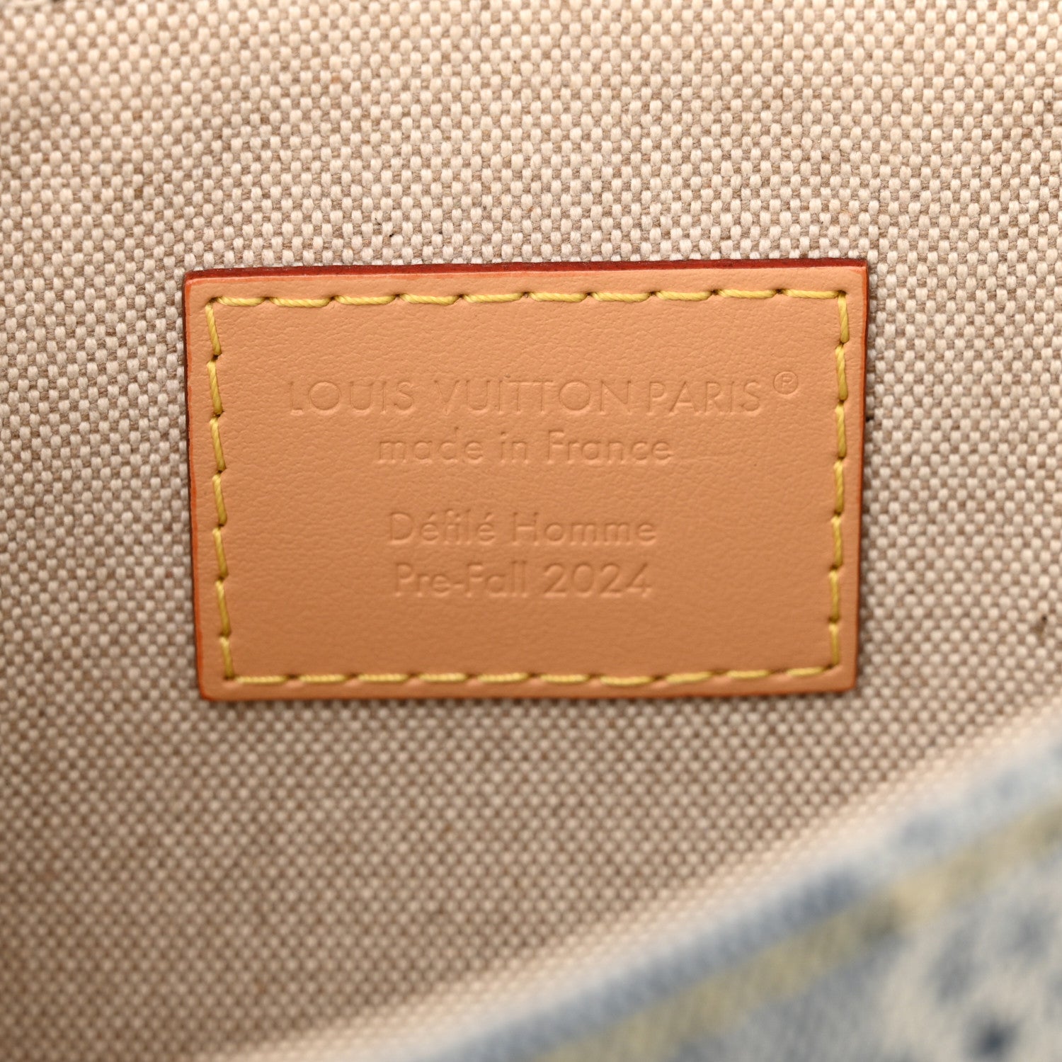 Louis Vuitton Damier Denim 3D Nano Steamer Blue 6 of 9