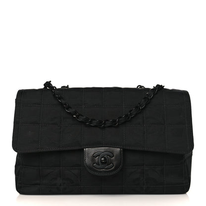Chanel Nylon Medium Travel Flap Black 1 of 8