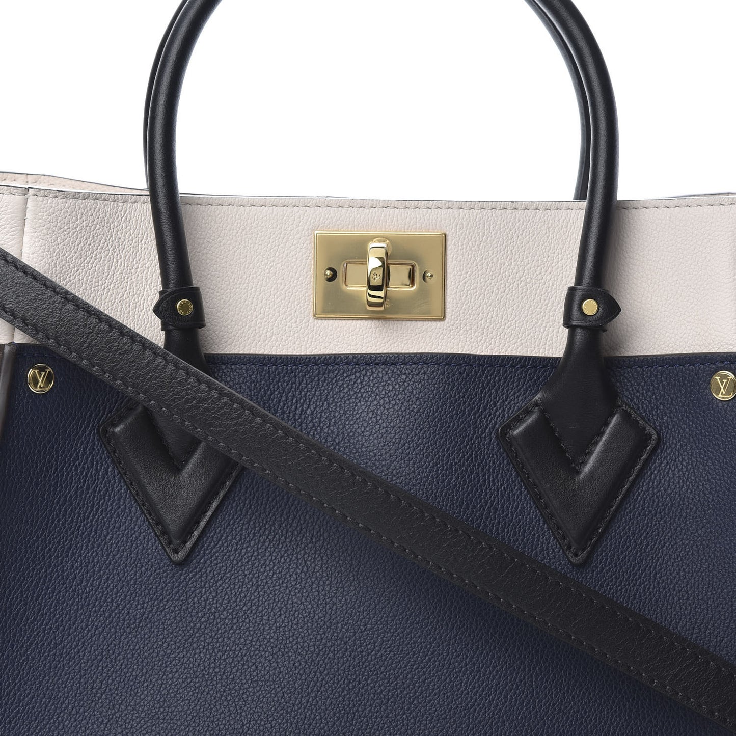 Calfskin Monogram On My Side Marine