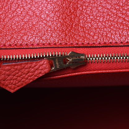 Hermes Togo Birkin 25 Rouge Casaque 16 of 26
