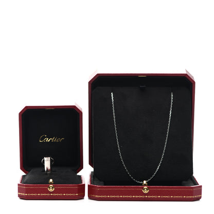 Cartier 18K White Gold LOVE Screwdriver Pendant Necklace 7 of 7