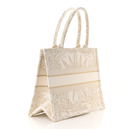 Christian Dior Canvas Embroidered Medium Rêve d'Infini Book Tote Gold 2 of 11