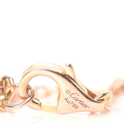 Cartier 18K Pink Gold Diamond SM D'Amour Bracelet 4 of 6