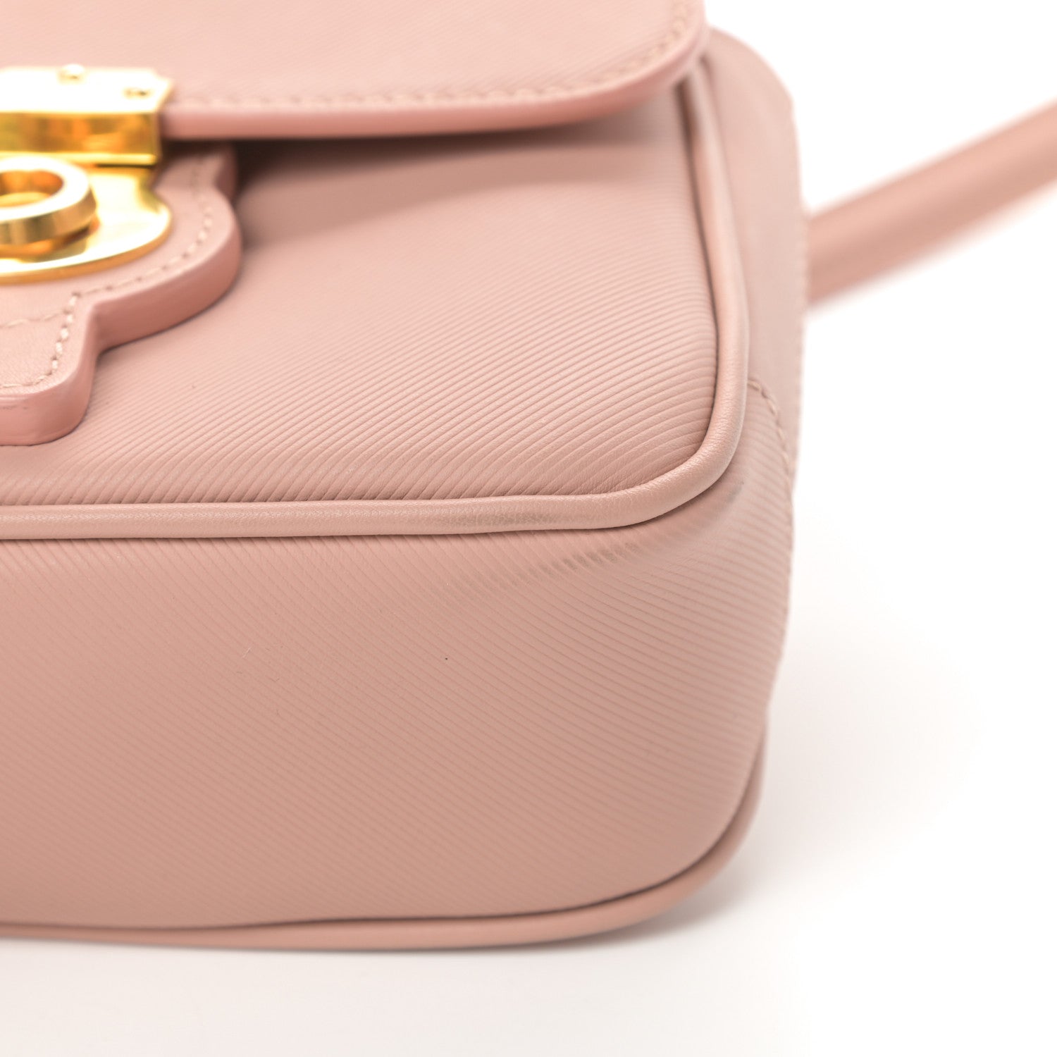 Burberry Trench Calfskin Mini DK88 Top Handle Bag Ash Rose 12 of 15