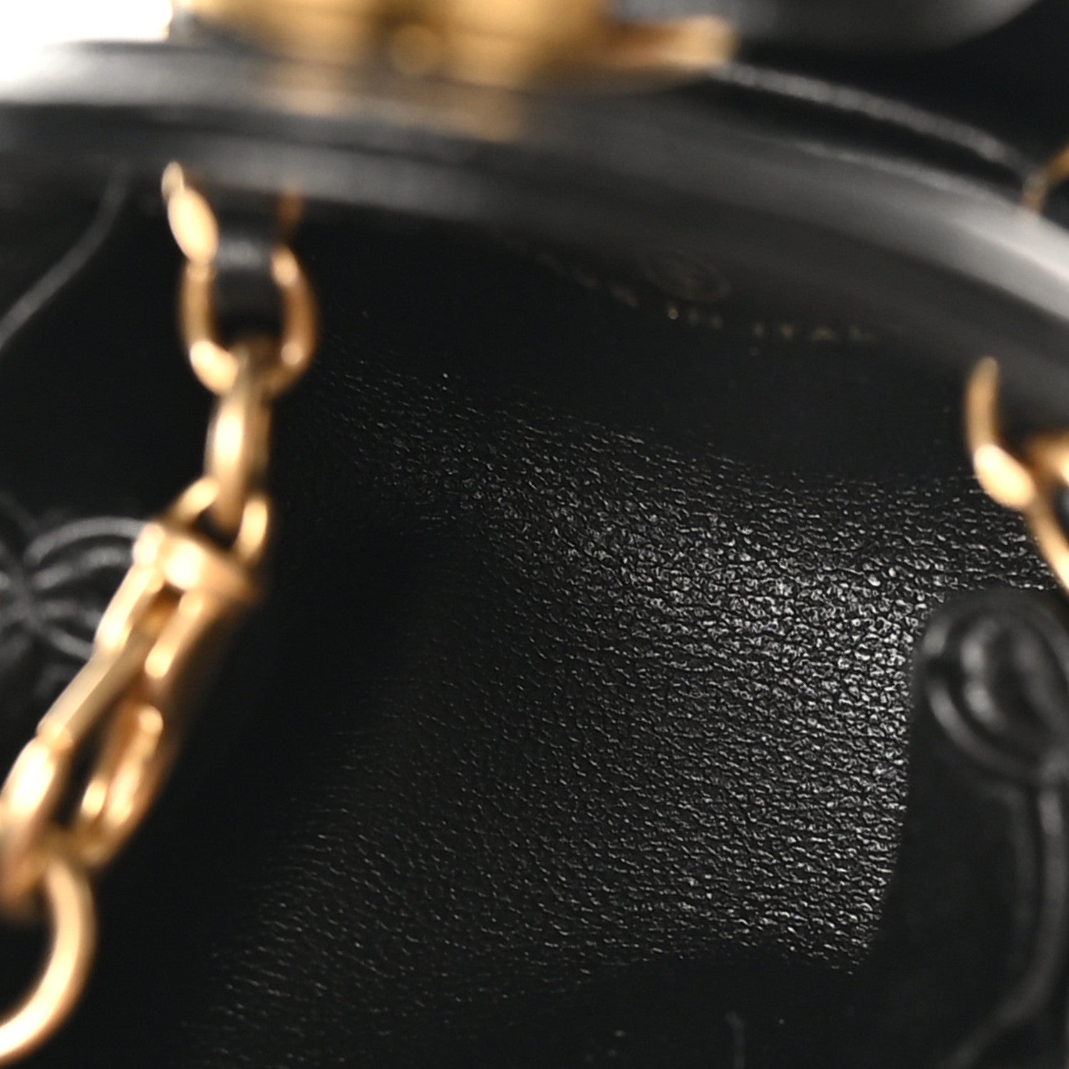 Chanel Shiny Lambskin Quilted Mini Kelly Bag Charm Black 5 of 10