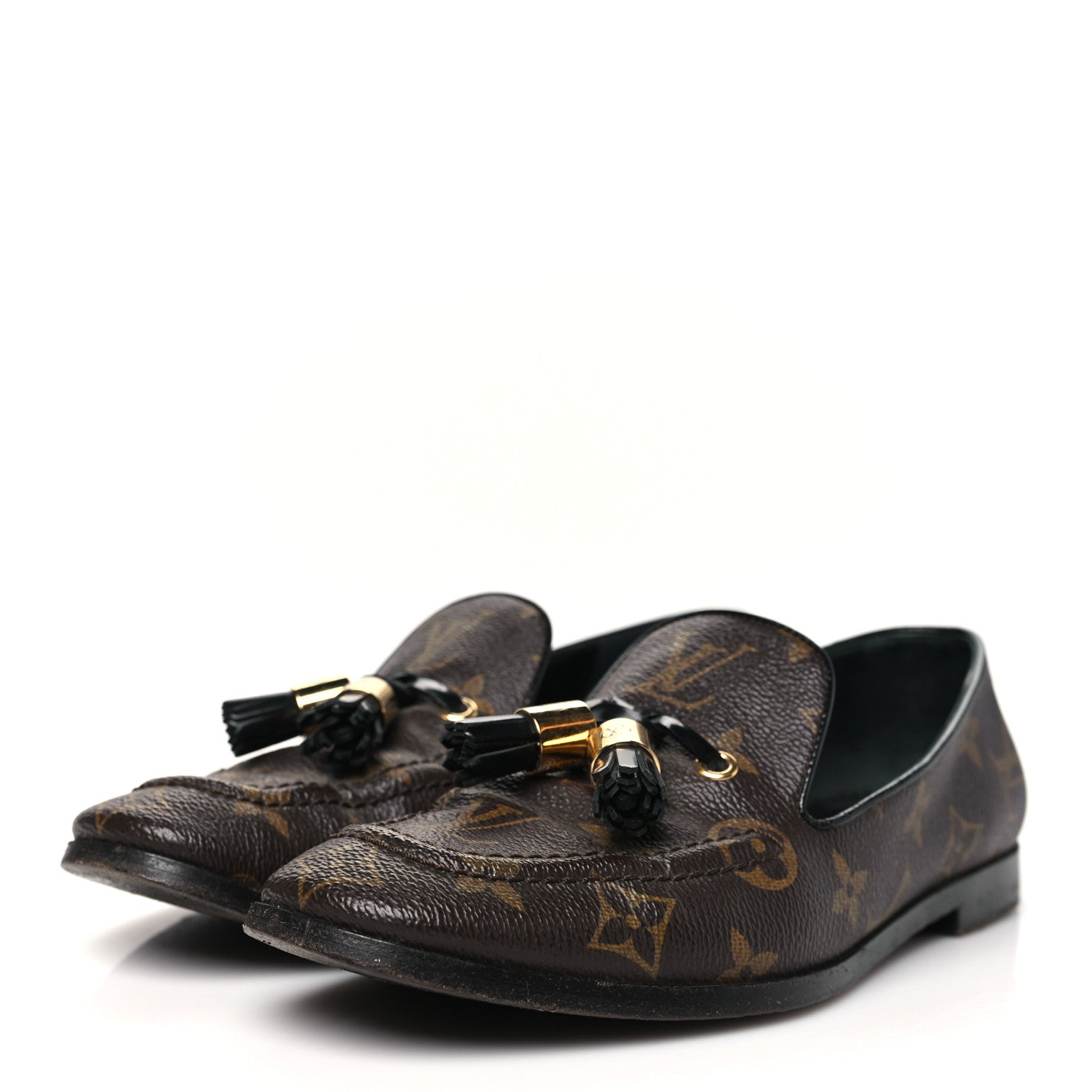 Louis Vuitton Monogram Society Loafers 36 3 of 11