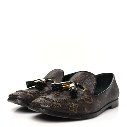 Louis Vuitton Monogram Society Loafers 36 3 of 11