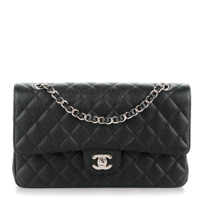 Chanel Caviar Quilted Medium Double Flap Black 1 of 8