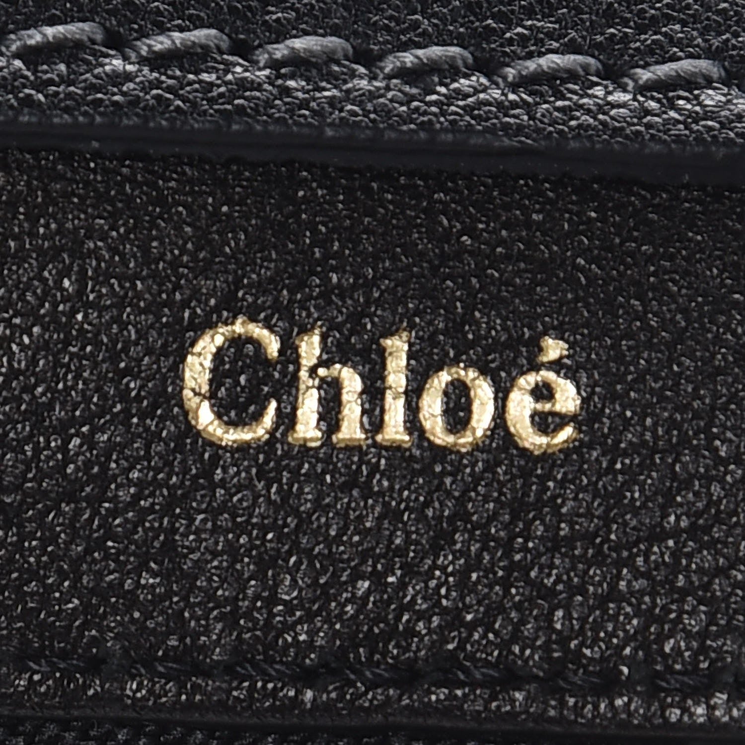 Chloe Sheepskin Vanessa Chain Shoulder Bag Black 6 of 7