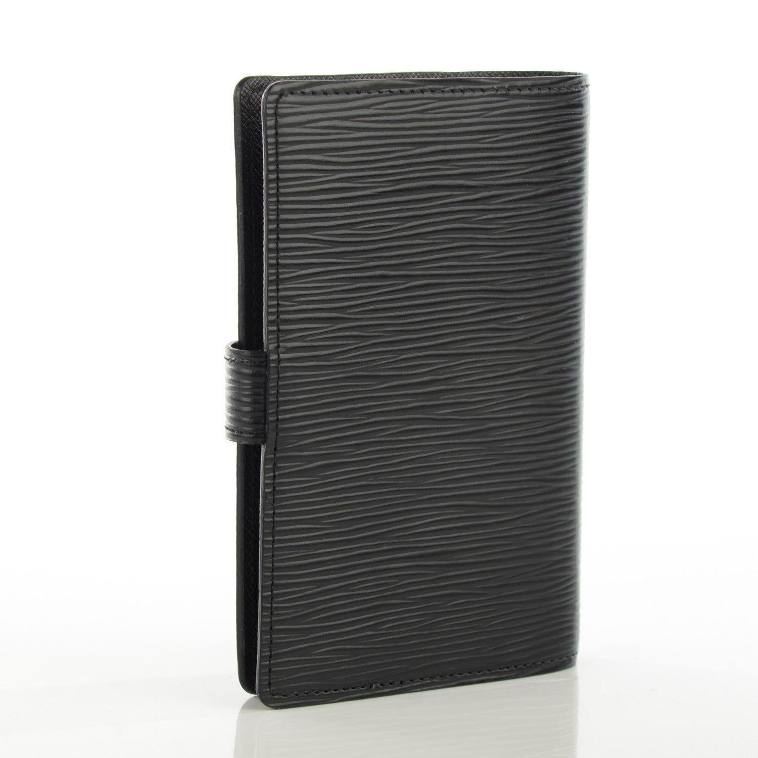 Louis Vuitton Epi Small Ring Agenda Cover Black 3 of 7