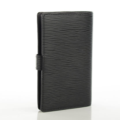 Louis Vuitton Epi Small Ring Agenda Cover Black 3 of 7