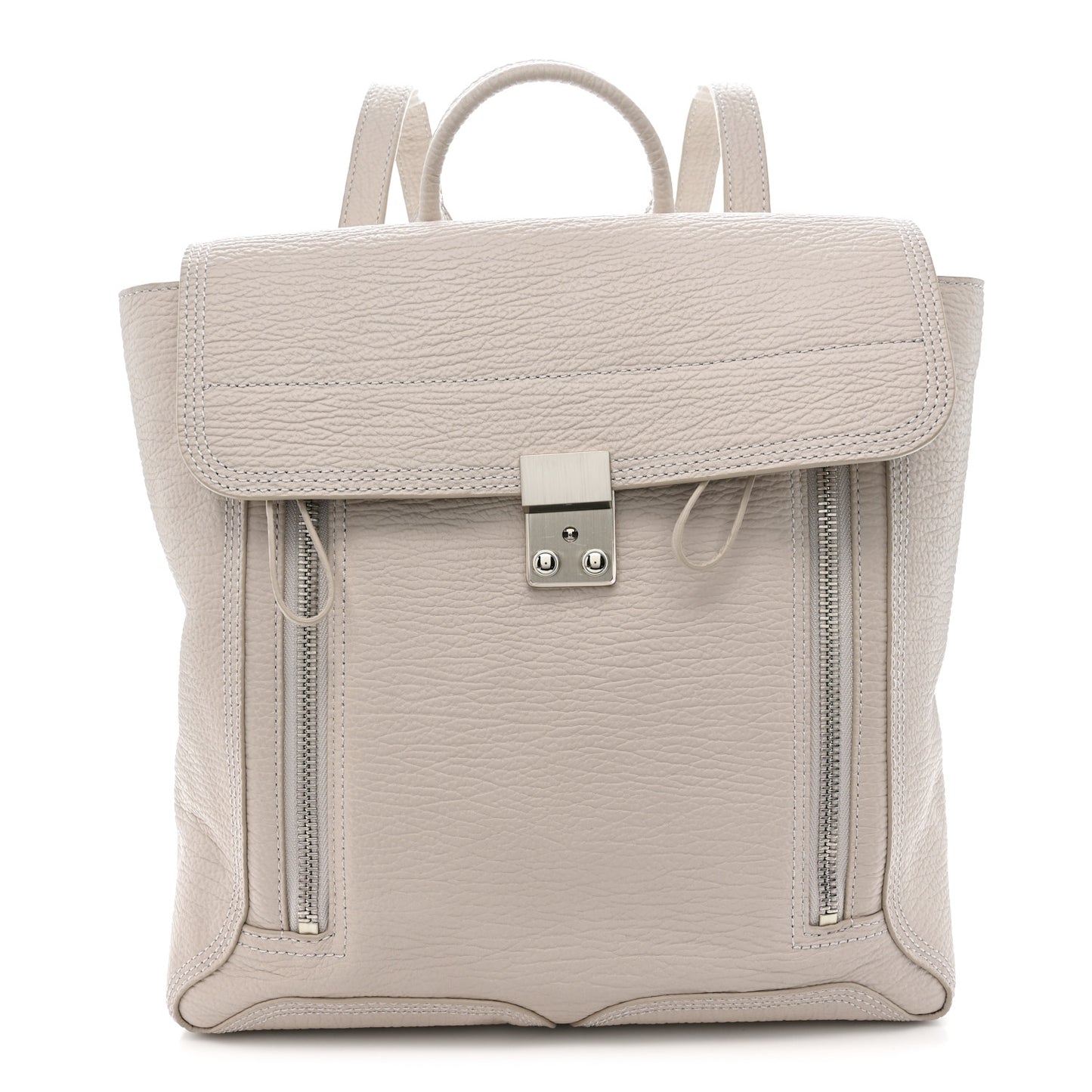 Textured Calfskin Pashli Backpack Feather