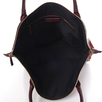 Alexander McQueen Suede Large De Manta Tote Oxblood 7 of 11