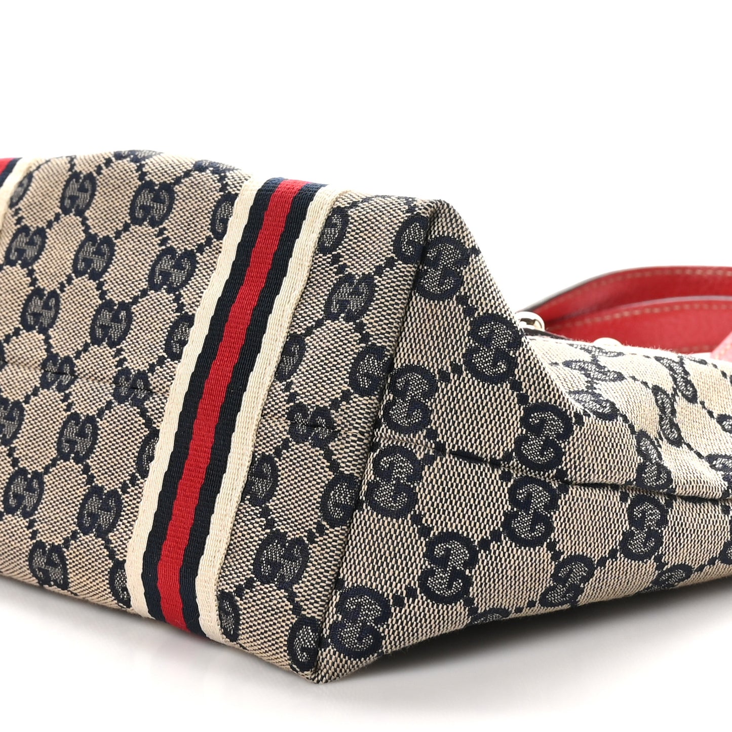 Monogram Small Jolicoeur Tote Navy Red