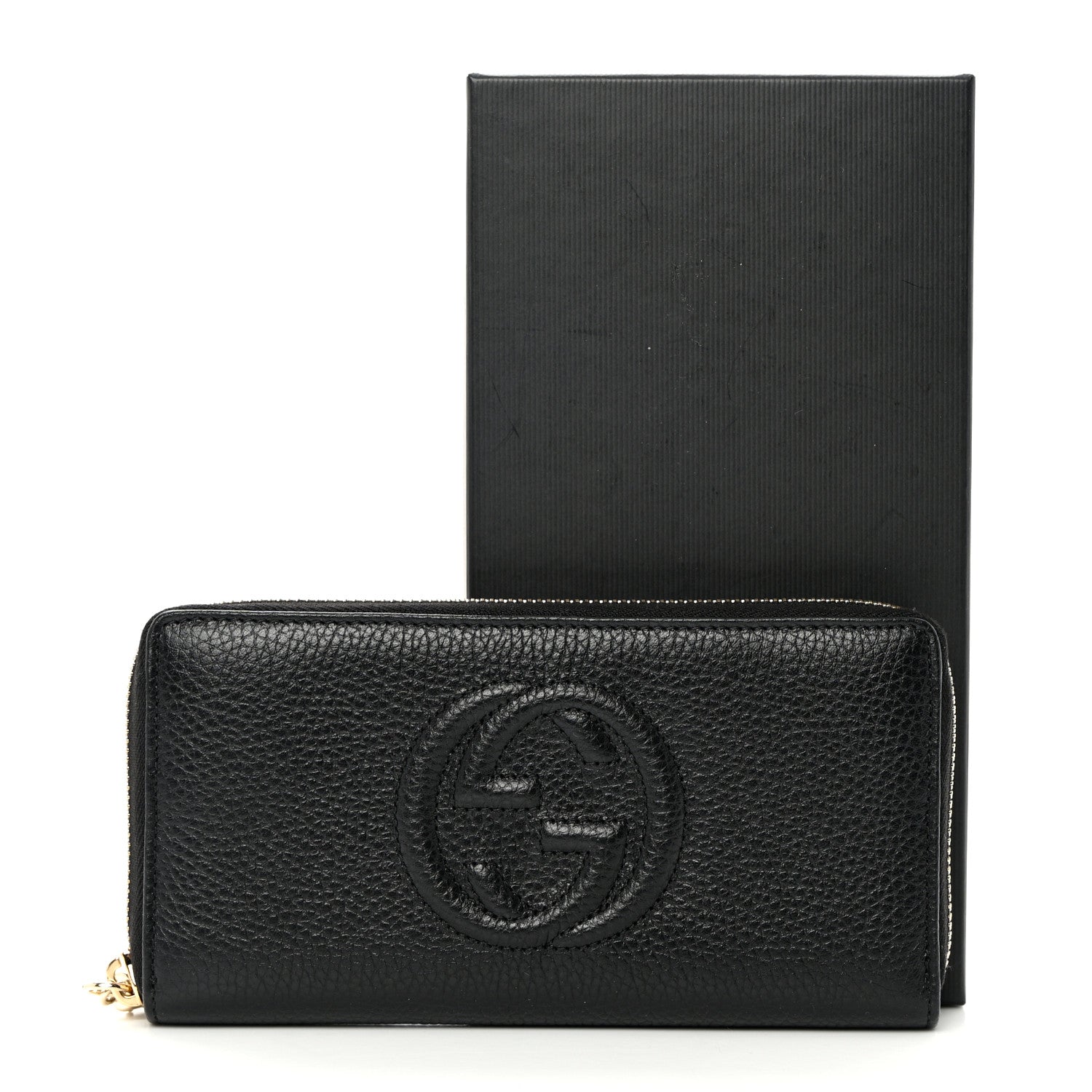 Gucci Calfskin Soho Zip Around Wallet Black 8 of 8