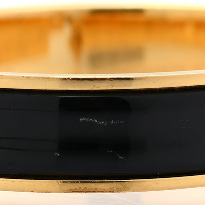 Hermes Enamel Narrow Clic Clac H Bracelet PM Black 6 of 6
