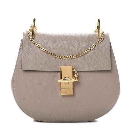Chloe Grained Lambskin Drew Shoulder Bag Motty Grey 1 of 10
