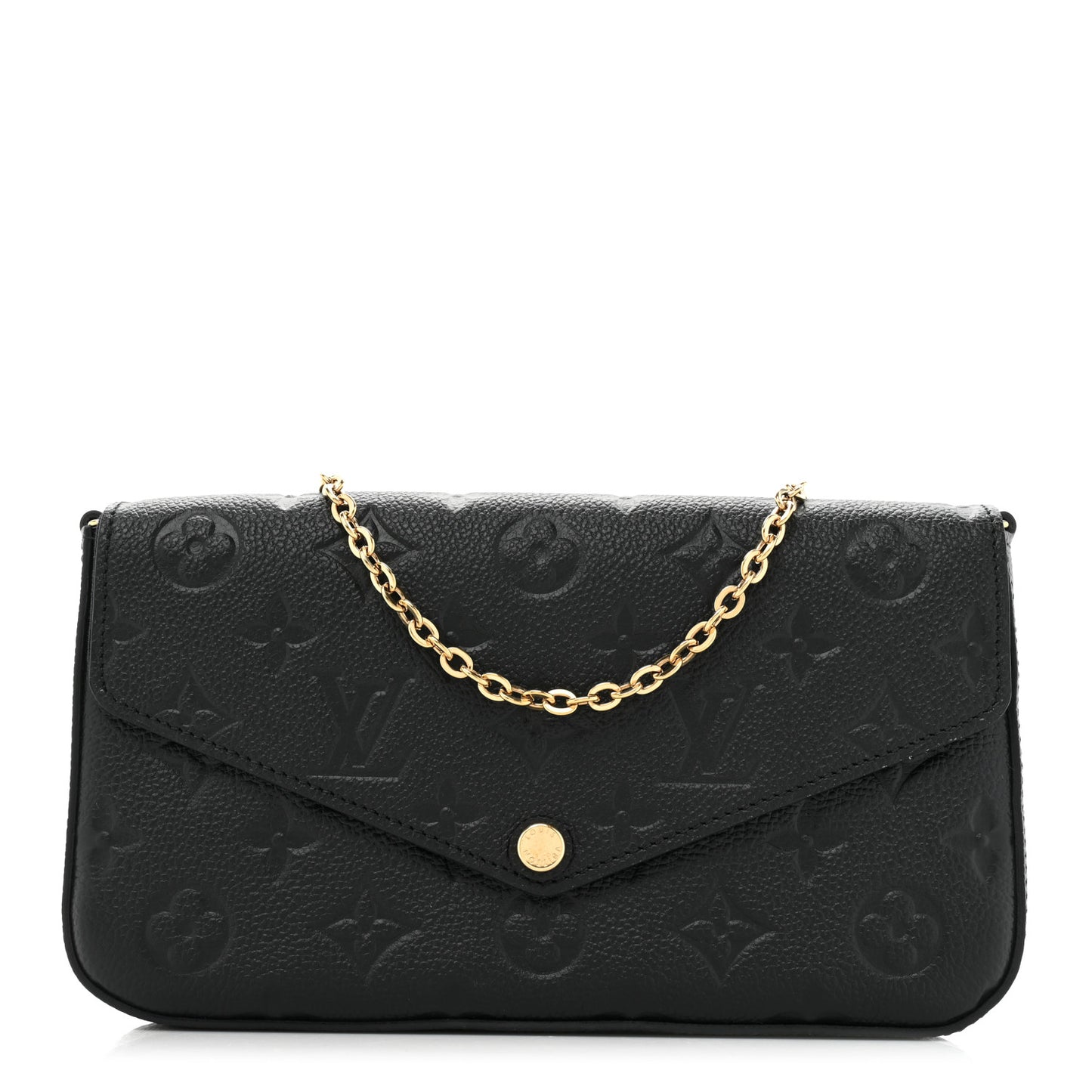 Empreinte Pochette Felicie Chain Wallet Black