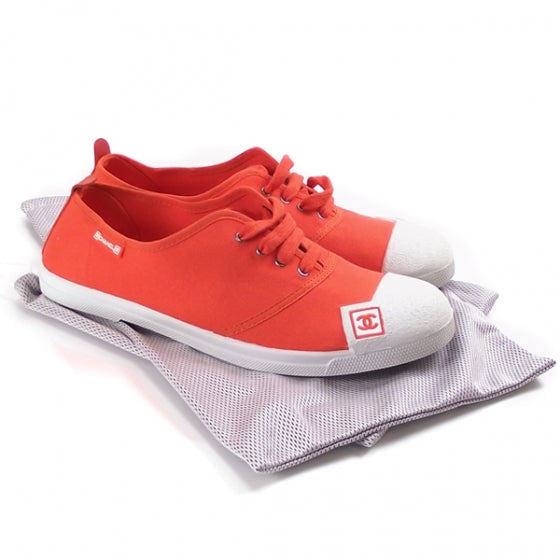 Chanel Canvas Sneakers Orange 39 4 of 8