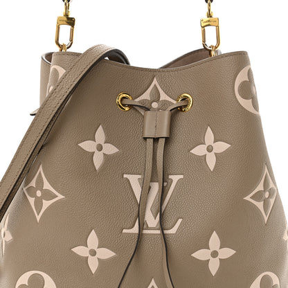 Louis Vuitton Empreinte Monogram Giant Neonoe MM Tourterelle Creme 8 of 13