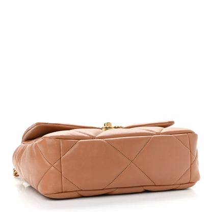 Chanel Lambskin Quilted Medium Chanel 19 Flap Brown 5 of 10