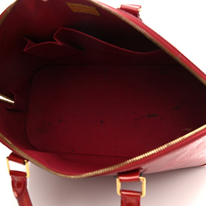 Louis Vuitton Vernis Alma MM Pomme D'Amour 4 of 15