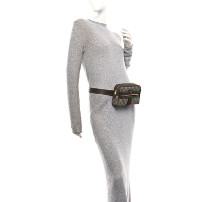 Gucci GG Supreme Monogram Web Small Ophidia Belt Bag 75 30 Dark Brown 2 of 11