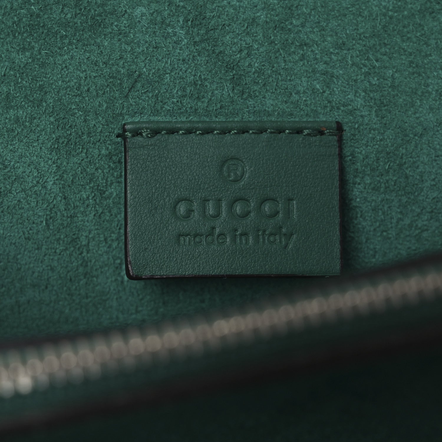 Gucci GG Supreme Monogram Willow Hill Embroidered Small Dionysus Shoulder Bag Emerald 6 of 12