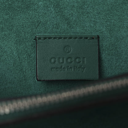 Gucci GG Supreme Monogram Willow Hill Embroidered Small Dionysus Shoulder Bag Emerald 6 of 12
