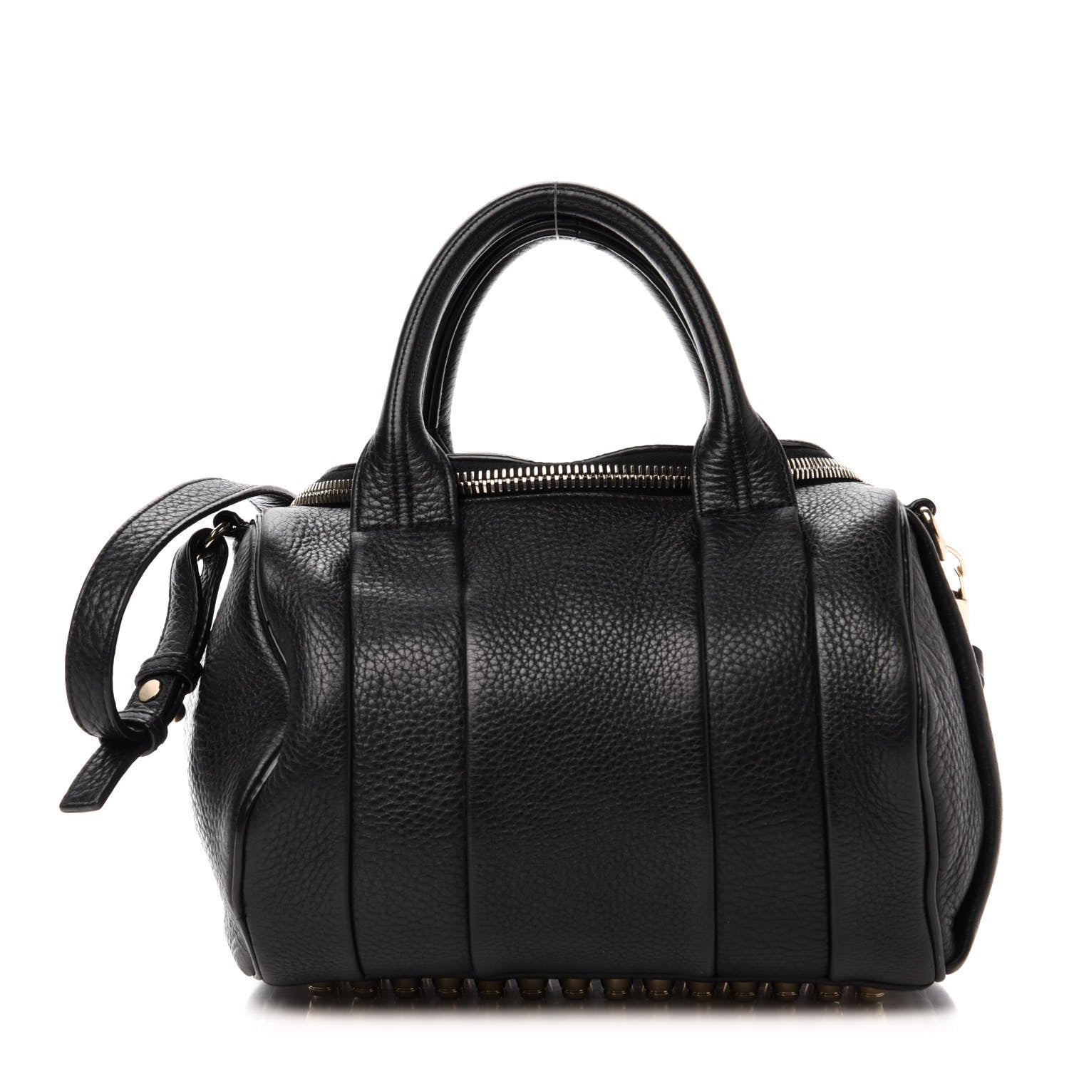 Alexander Wang Pebbled Lambskin Rockie Black Pale Gold Hardware 1 of 11