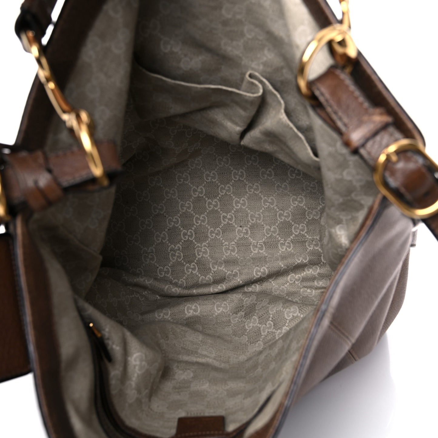 Calfskin Large Harness Hobo Maple Brown